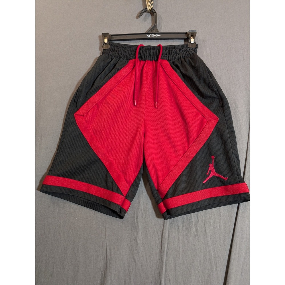 Jordan Men's Black/Red Basketball Shorts Size Small